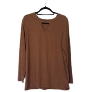 Lands' End Women's Tan Long Sleeve Tunic